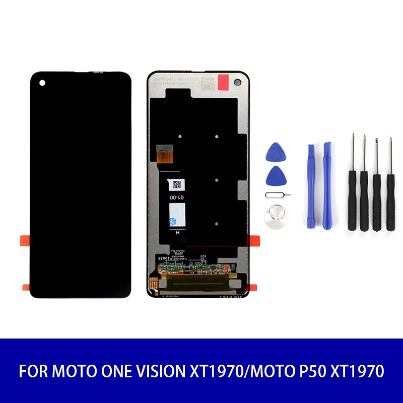 Оригинальный ЖК-экран для Moto One Vision XT1970/Moto P50 XT1970 Explorer дисплей дигитайзер в сборе