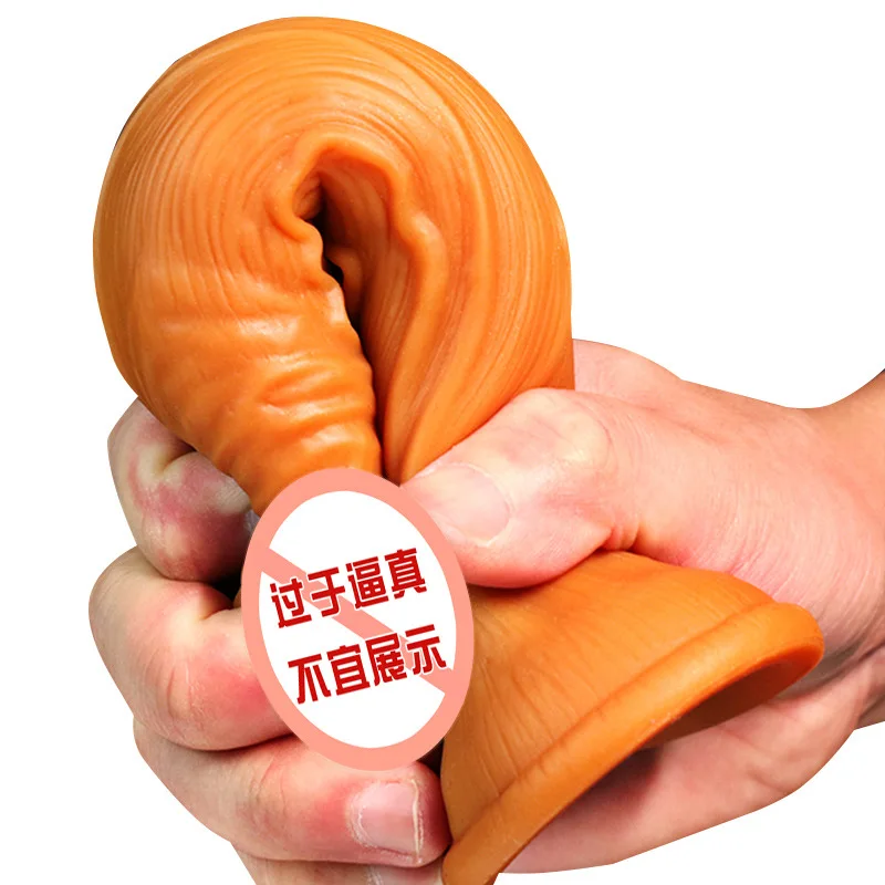 Огромный реалистичный фаллоимитатор двухслойный силиконовый Секс-игрушки