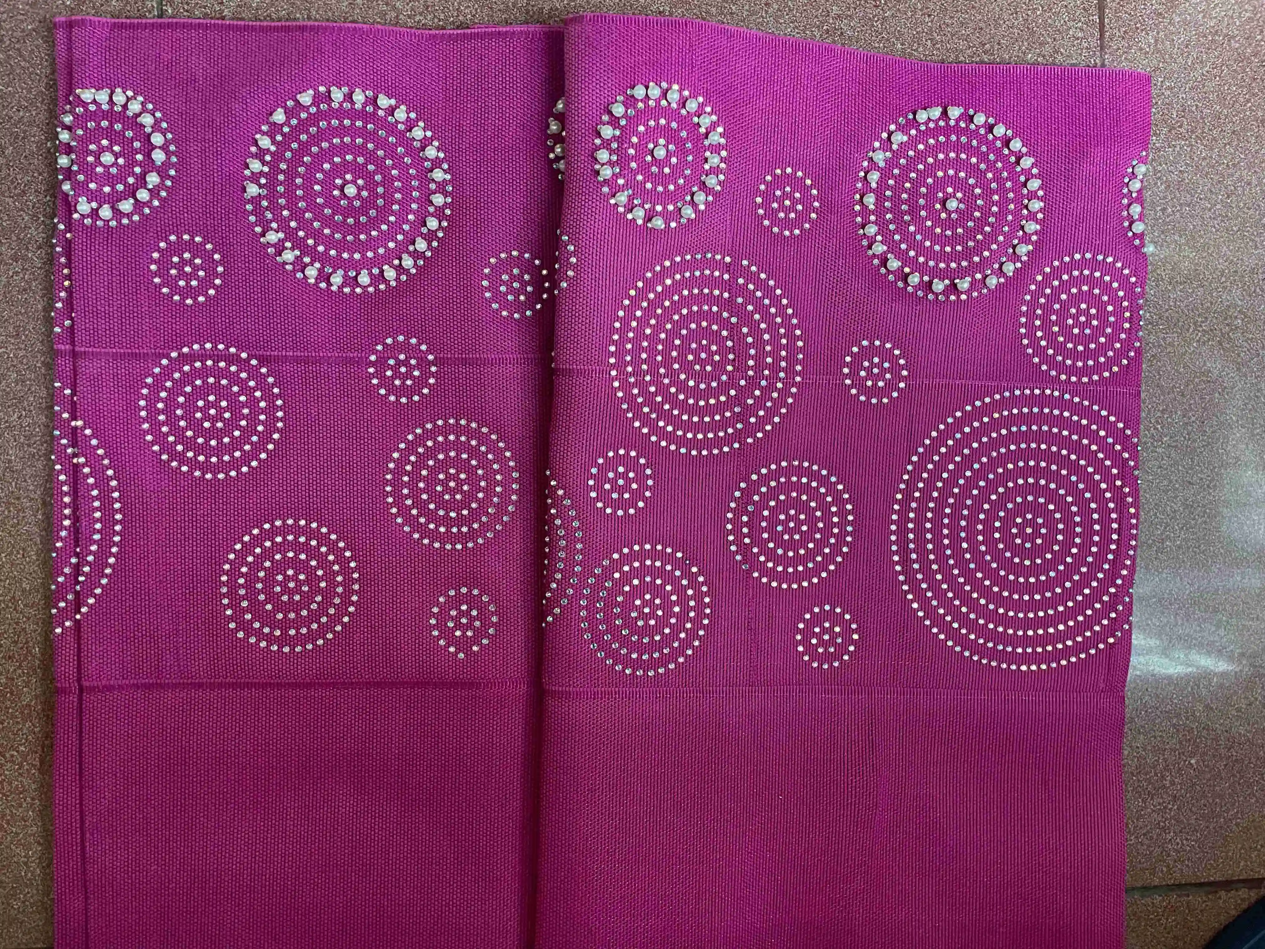 Последний дизайн африканские нигерийские модные камни бусины aso oke gele головной