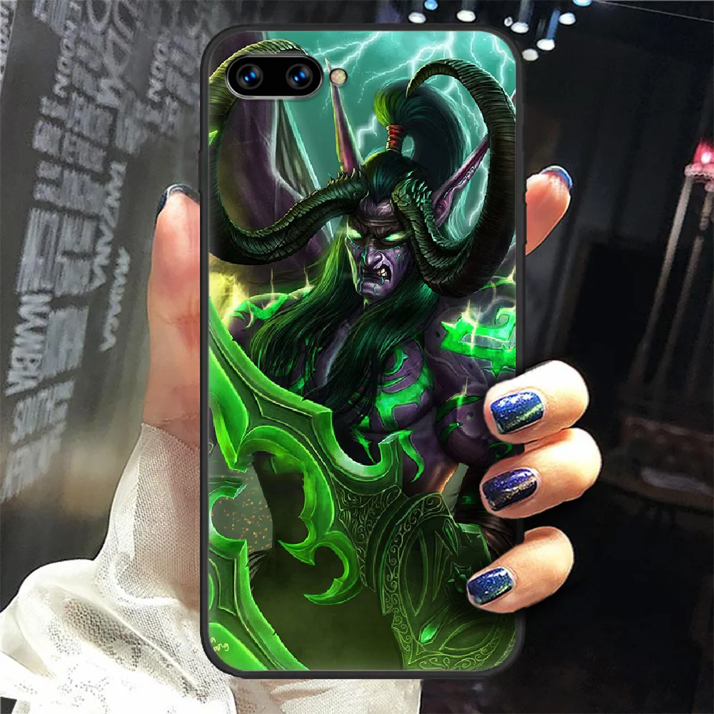 

Illidan World Of Warcraft Phone Case Cover Hull For HUAWEI Honor 6A 7A 7C 8 8A 8S 8x 9 9x 10 10i 20 Lite Pro black Funda