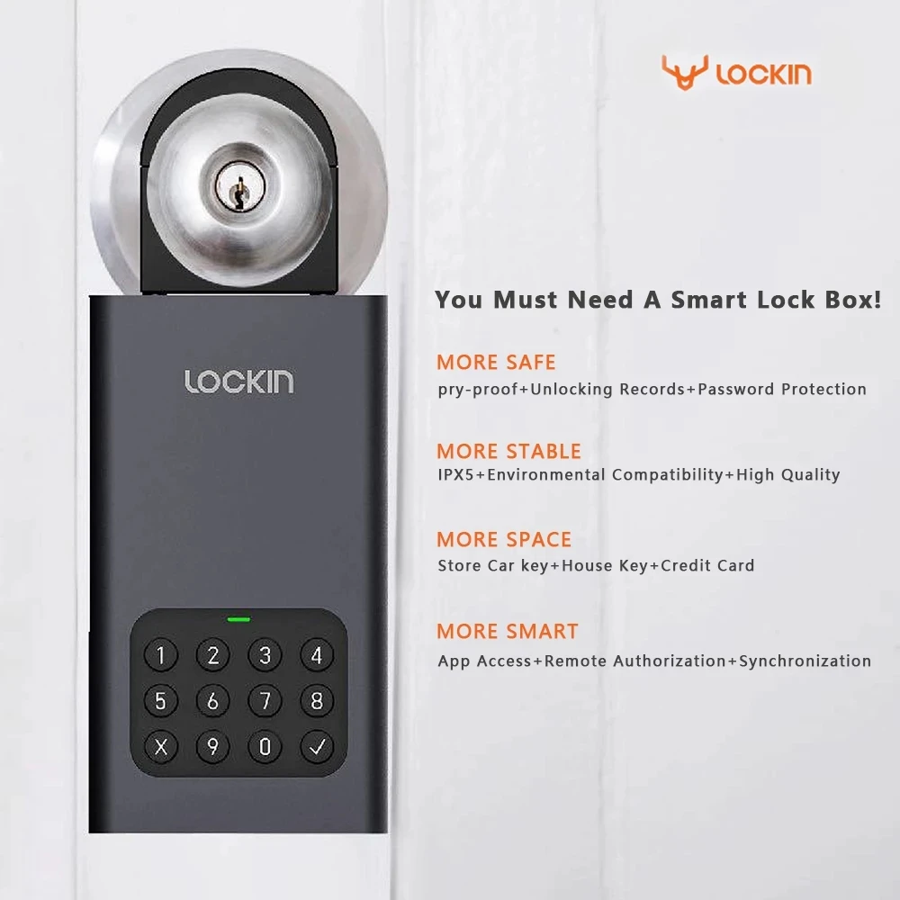 Смарт-ключ Lockin с дистанционным управлением IPX5 водонепроницаемый | Электроника