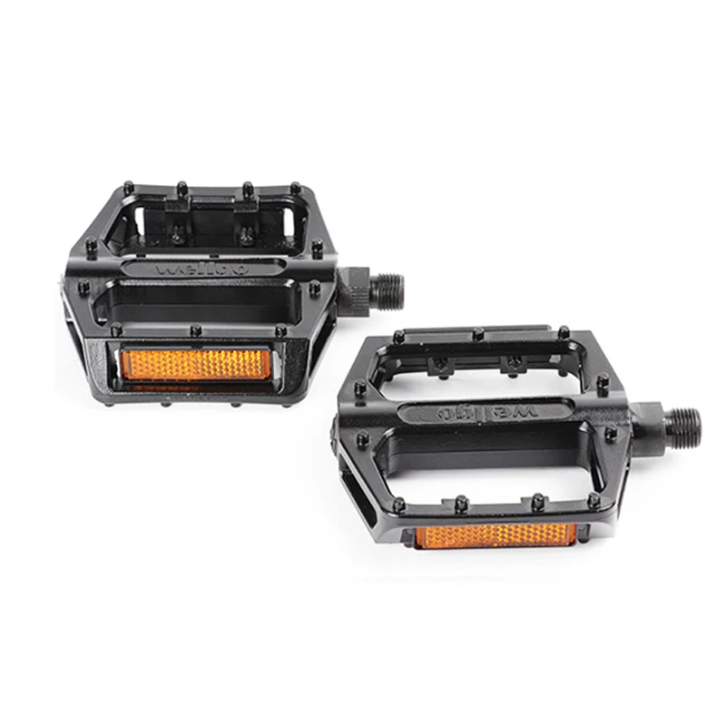 High-quality Wellgo Bicycle Pedal VB087 Aluminum Alloy Cr-Mo Steel Mandrel Double DU Bearing Pedals Bicicleta MTB Parts | Спорт и