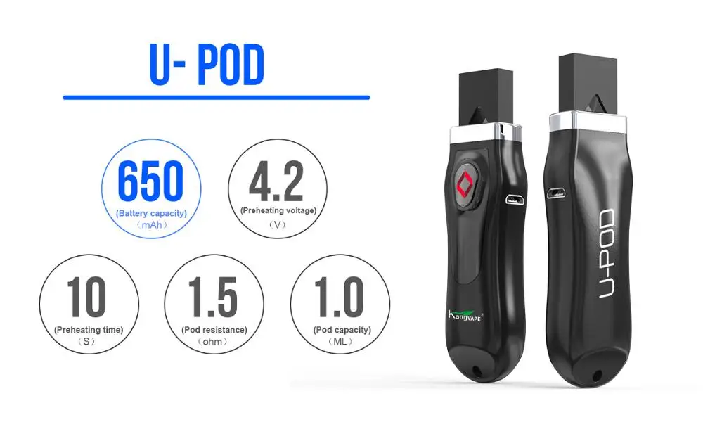 Оригинальный набор Kangvape для вейпа с аккумулятором 650 мА · ч 0 7 мл электронная