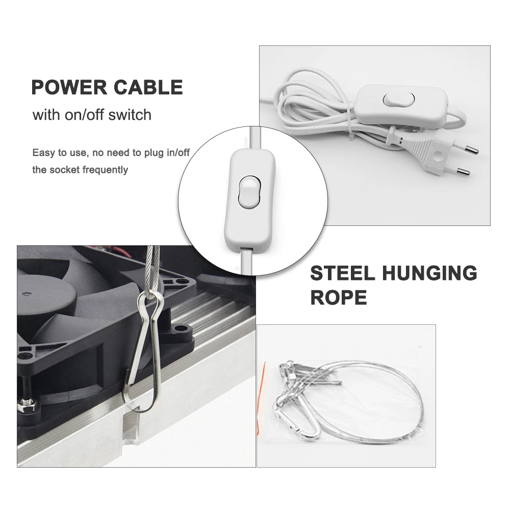 LED Grow Light Frame Aluminum Heatsink Heat Sink Radiator Plant Lamp For JT Chips Fan Driver Accessories | Лампы и освещение