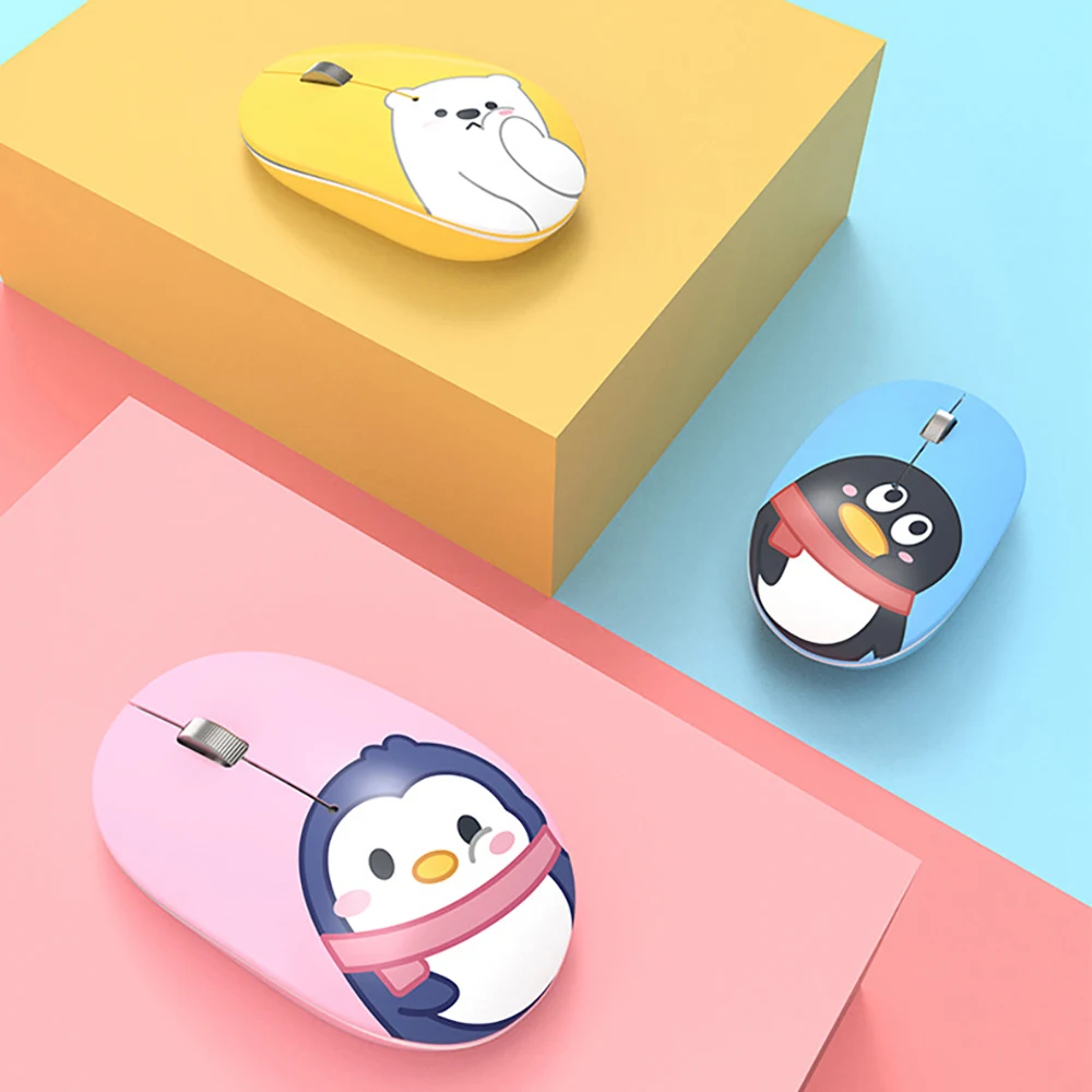 

2022 NEW Creative Office Wireless Mouse Bluetooth Rechargeable MouseWireless Computer Mute Mouse