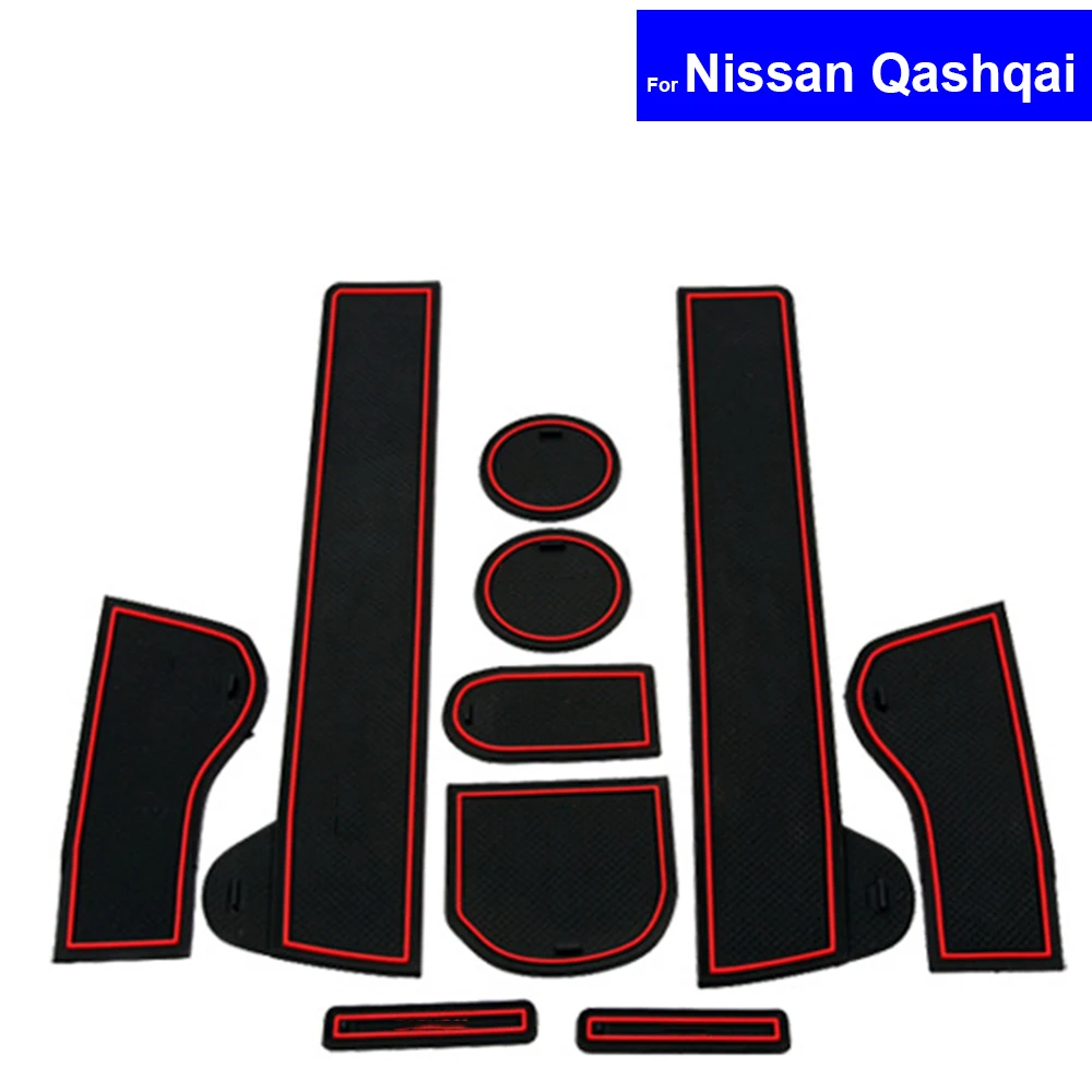 10 шт. коврики для автомобильных ворот Ковров держатель Nissan Qashqai 2008 2009 2010 2011 2012 ~ 2015