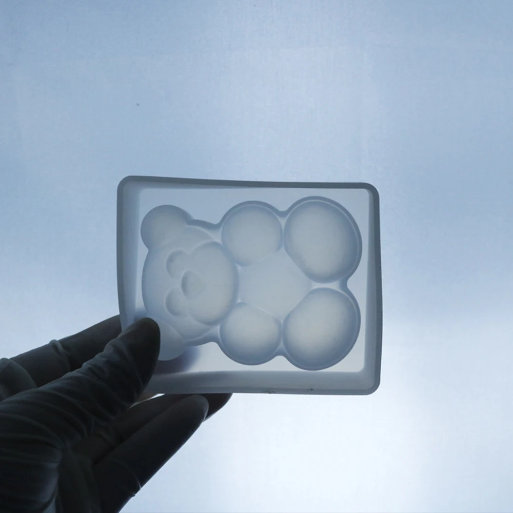 Медвежонок конфеты силиконовая форма в виде животного кабошона Kawaii УФ Смола