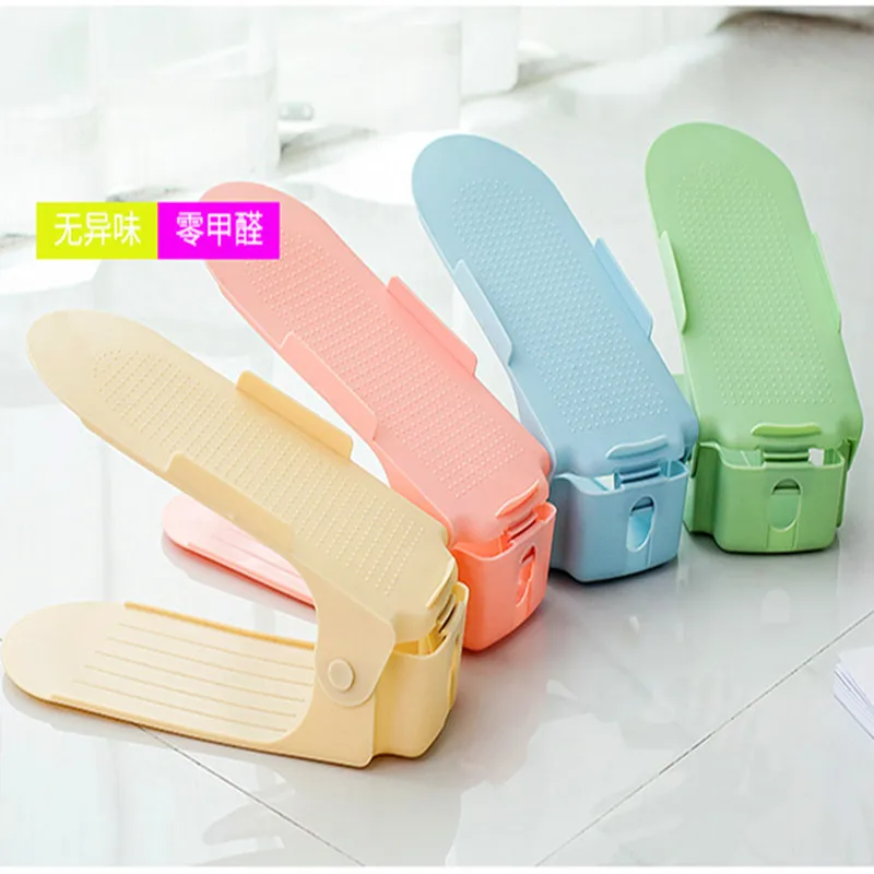 Стеллаж хранение обуви двойной обувной поддержки спальня Третья шестерня