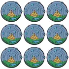 10 шт.компл. уличная вышитая нашивка для одежды утюжок на одежде сделай сам Приключения вышивка нашивки для одежды аппликация для значков полоса