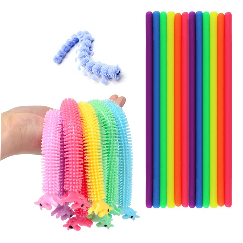 

Soft Rubber Noodle Stretch String Unicorn toy AntiStress hand fidget toys pack Squish Sensory Autism Adult For Children Toys