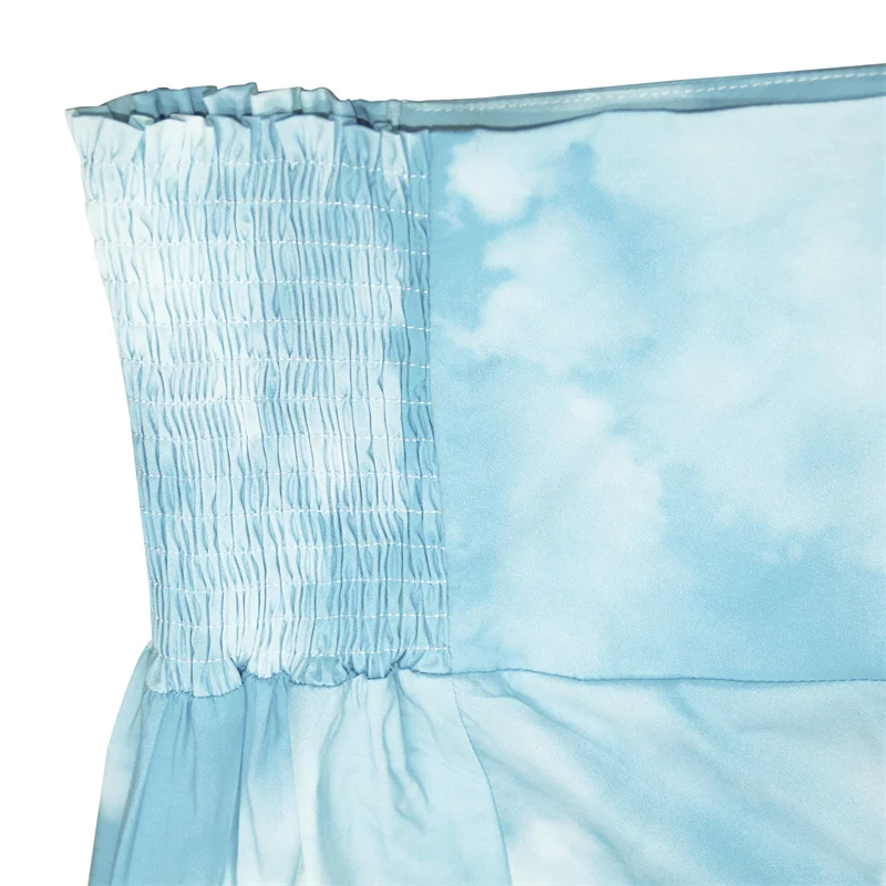 Женские брюки-Палаццо в стиле бохо сверхширокие штаны клеш колокол летние