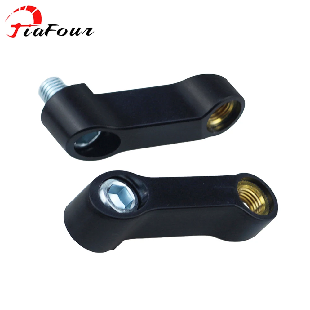 

For CB500F CB500X CB400X VFR800X VFR1200X CRF300 RALLY RH mirror riser extenders spacers extension adapter adaptor clockwise 2