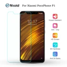 Защитная пленка Nicotd Poco F1 для Xiaomi PocoPhone F1, закаленное стекло для PocoPhone F1, 2 шт.