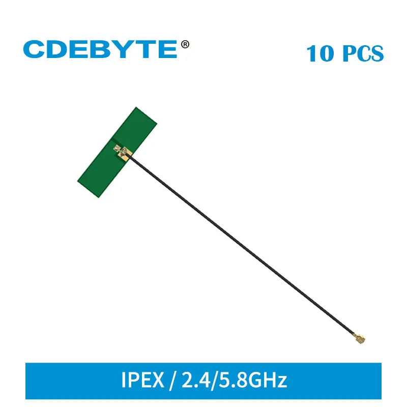 10pcs/lot 2.4GHz 5.8GHz PCB Built-in Antenna 2dBi 50Ω 2W IPEX-1 Interface CDEBYTE TXWF-PCB-4212 |