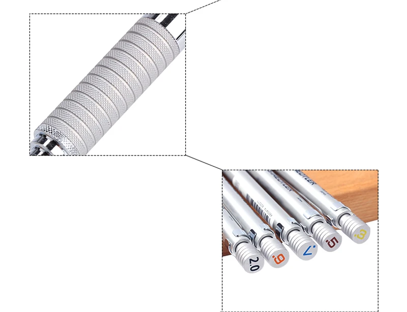 1 шт. Staedtler 925; большие размеры 35-механический карандаш 0,3/0,5/0,7/0,9/2,0 мм школьные канцелярские принадлежности металлический механический стержень для карандаша