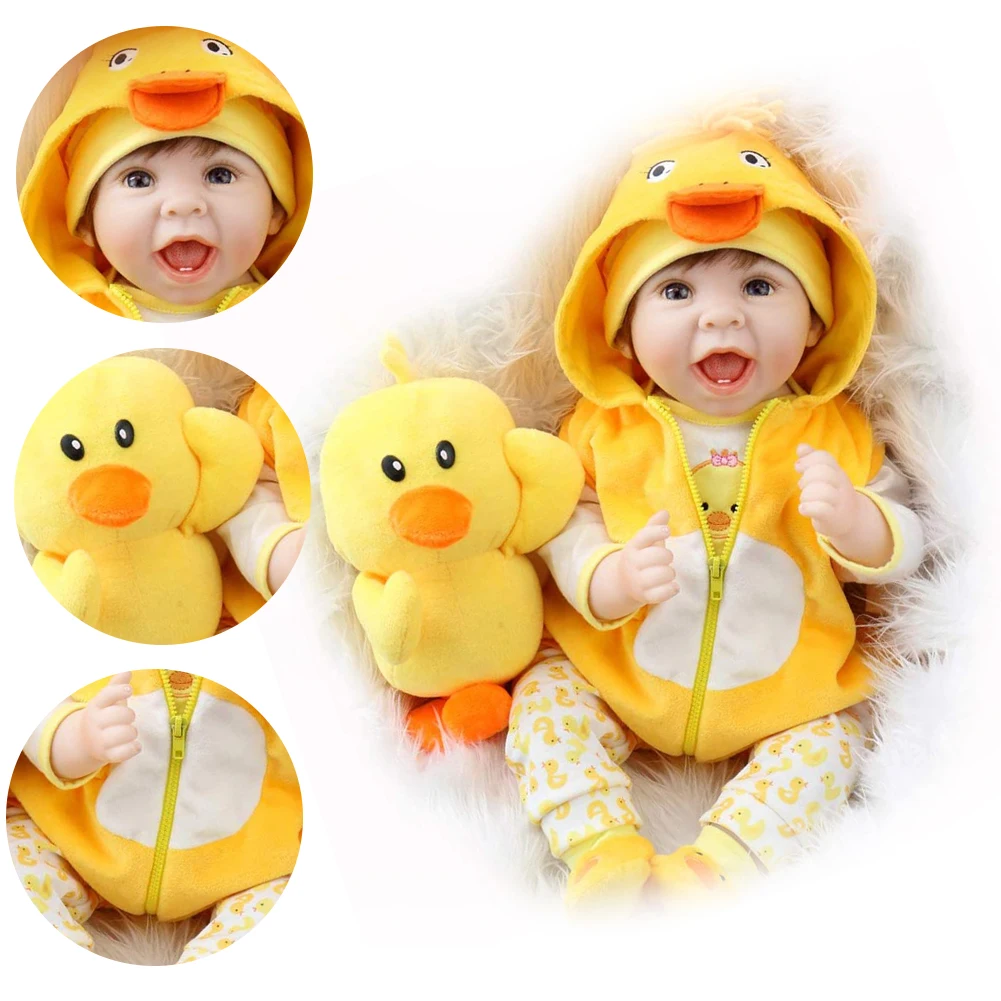 

Кукла реборн силиконовая утяжеленная, 55 см