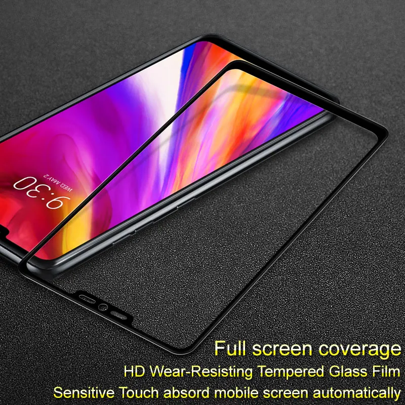 Защитное стекло для LG G7 ThinQ закалённое IMAK полное покрытие защитная пленка +