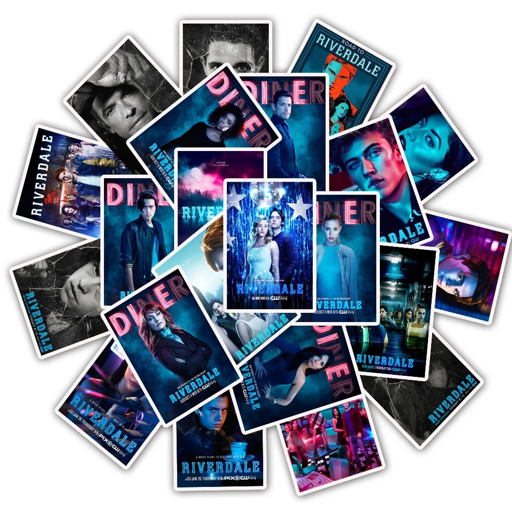 25/50 шт в наборе ТВ драма ривердейл Стикеры s ноутбук бутылка для воды Авто Мото