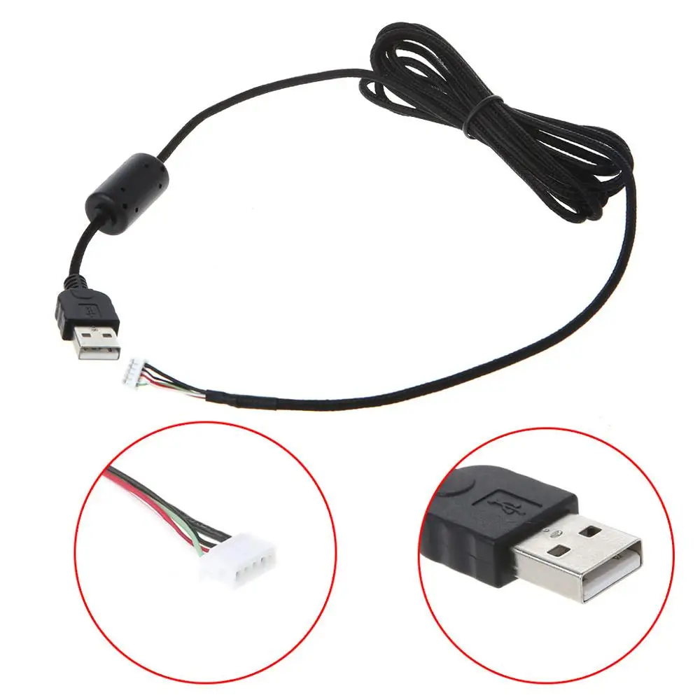 

USB Mouse Cable Line Replacement Wire for Logitech G5 G500 special mouse lines