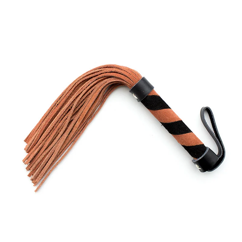 Новый сексуальный кожаный кнут для игр с кисточкой флирт Фетиш взрослые игры