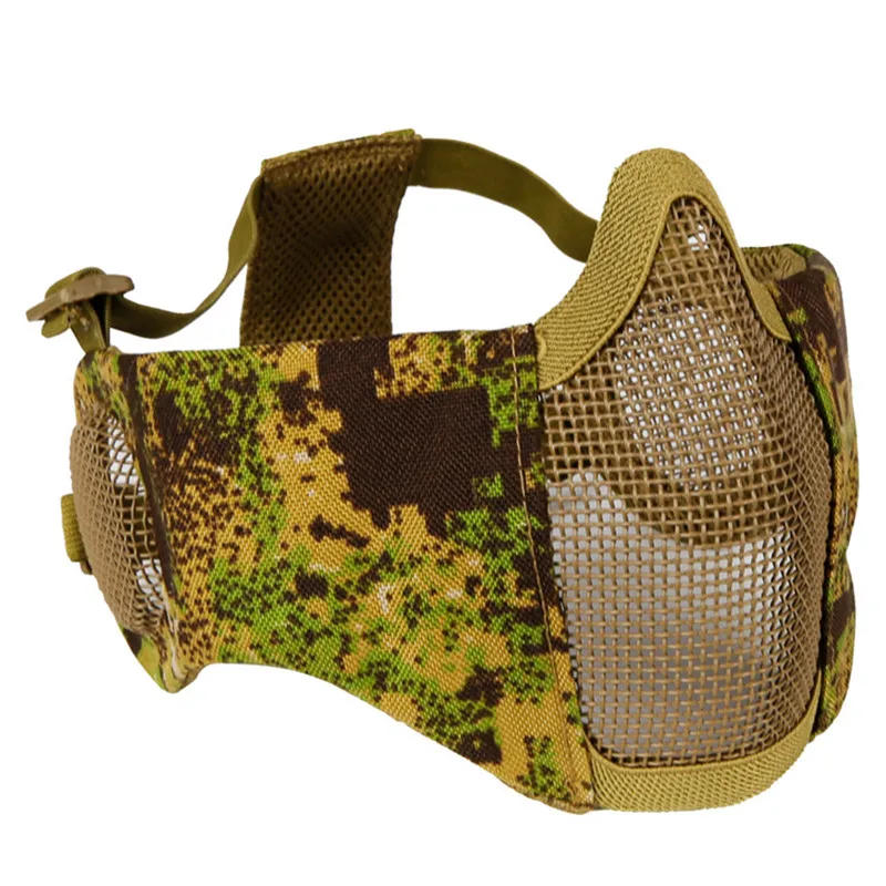 Бутик тактический охотничий металлический провод полумаска Открытый Горный