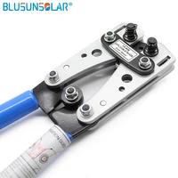 hand crimping tool for 10mm2 connector solar cable and pin pv wire crimper pliers for diy power system