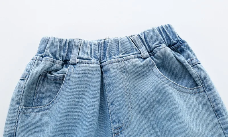 Детские джинсы с надписью для маленьких мальчиков 2020 летние корейские шорты