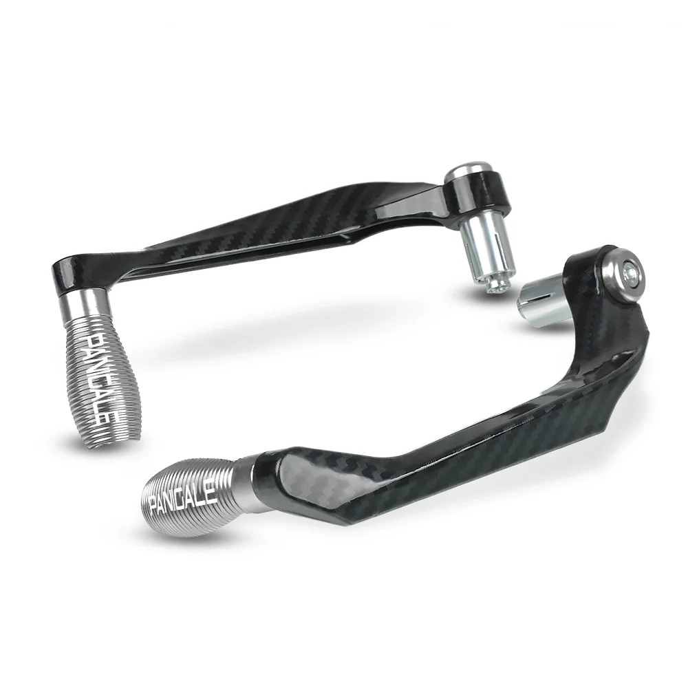 Silver Для поездок на мотоцикле Ducati 899 959 1199 1200 1299 Panigale R триколор V4 мотоцикл 7/" 22 мм руль сцепные рычаги протектор гвардии - Цвет: Silver