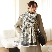 brand designer cashmere scarf high quality foulard bandana long lrage shawls wrpas winter blanket pashmina bandana 2021 new