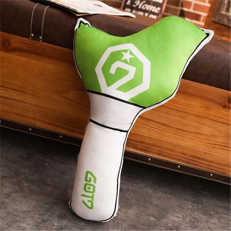 KPOP EXO GOT7 WANNA ONE FANS помощь Подушка-бревно JUNKOOK RM JIN SUGA JIMIN J-HOPE бомба свет птица огни Алиса бар свет плюшевая игрушка
