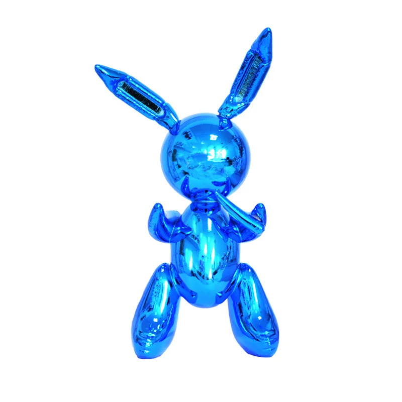 

Figurine Craft Shiny Balloon Dog Statue Home Decoration Accessories Xmas Gift Resin Europe Balloon Rabbit Art Animal Cn(origin)
