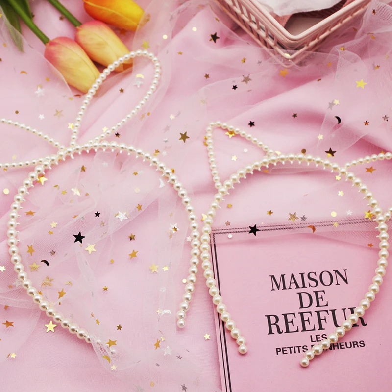 Детские аксессуары для волос маленьких девочек детские украшения Жемчужная