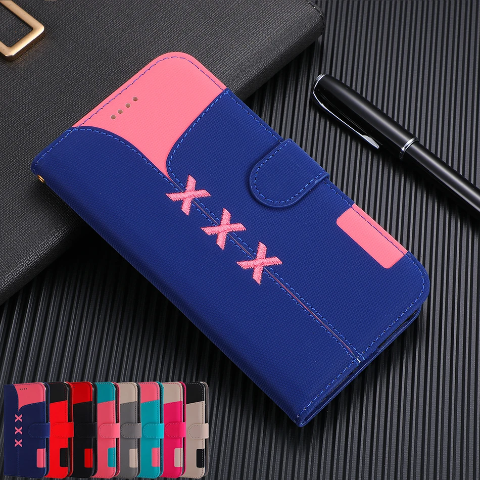 Модный чехол бумажник с откидной крышкой для iPhone 11 XR XS Max X 6 6S 7 8 Plus SE 2020 Samsung S10e S10 S9 S8