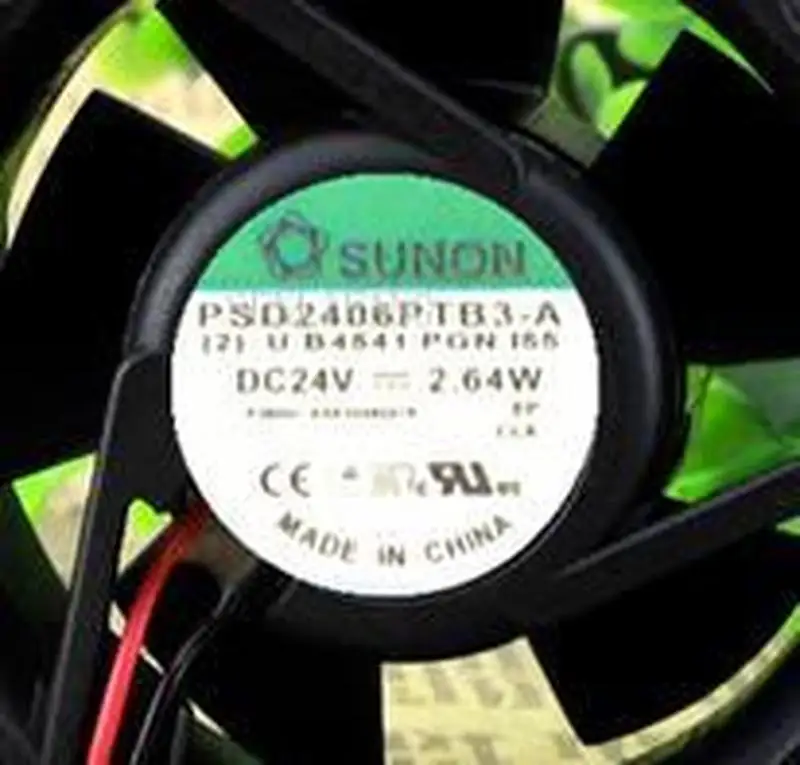 

Free shipping PSD2406PTB3-A DC 24V 2.64W 60x60x25mm 2-wire Server Cooler Fan