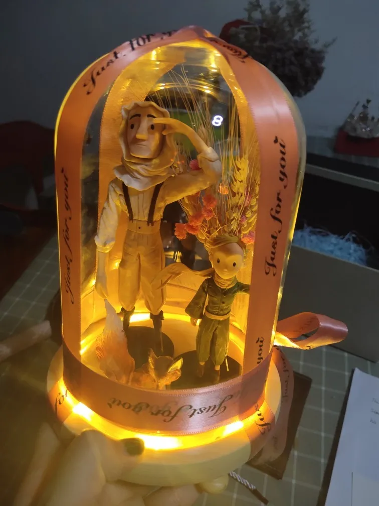 Маленький принц фигурка Маленького принца, фигурки аниме, подарок на День святого Валентина для девочек, детские игрушки, украшение торта для детей, подарки на день рождения