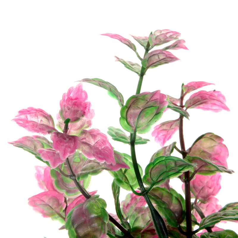 Саим искусственные пластмассовые растения Украшение для аквариума фиолетовые