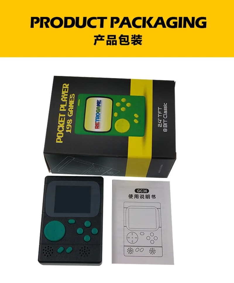 PXP 8-битный игровой консоли ПВП для PS детская портативная игровая консоль Bulit в 198