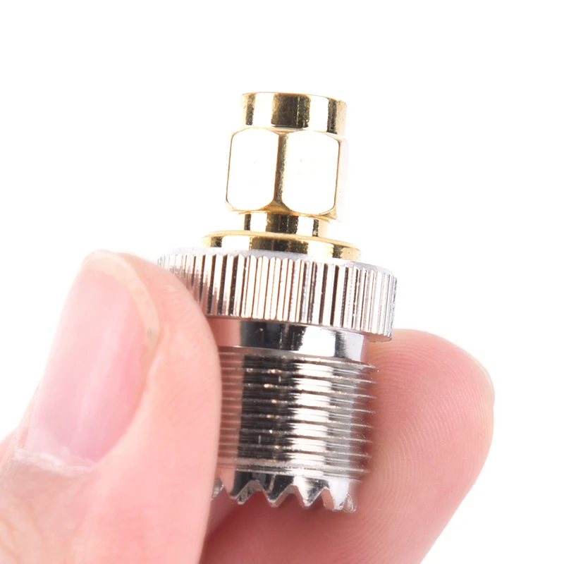 

1pc SMA Male Plug to UHF PL259 SO239 Female RF Connector Adapter Cable