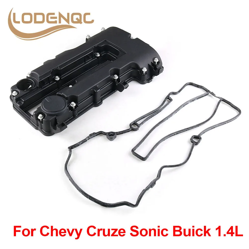 

Lodenqc Black Camshaft Engine Valve Cover Bolts & Seal For Chevy for Cruze for Sonic for Buick 1.4L 25198498,25198874,55573746