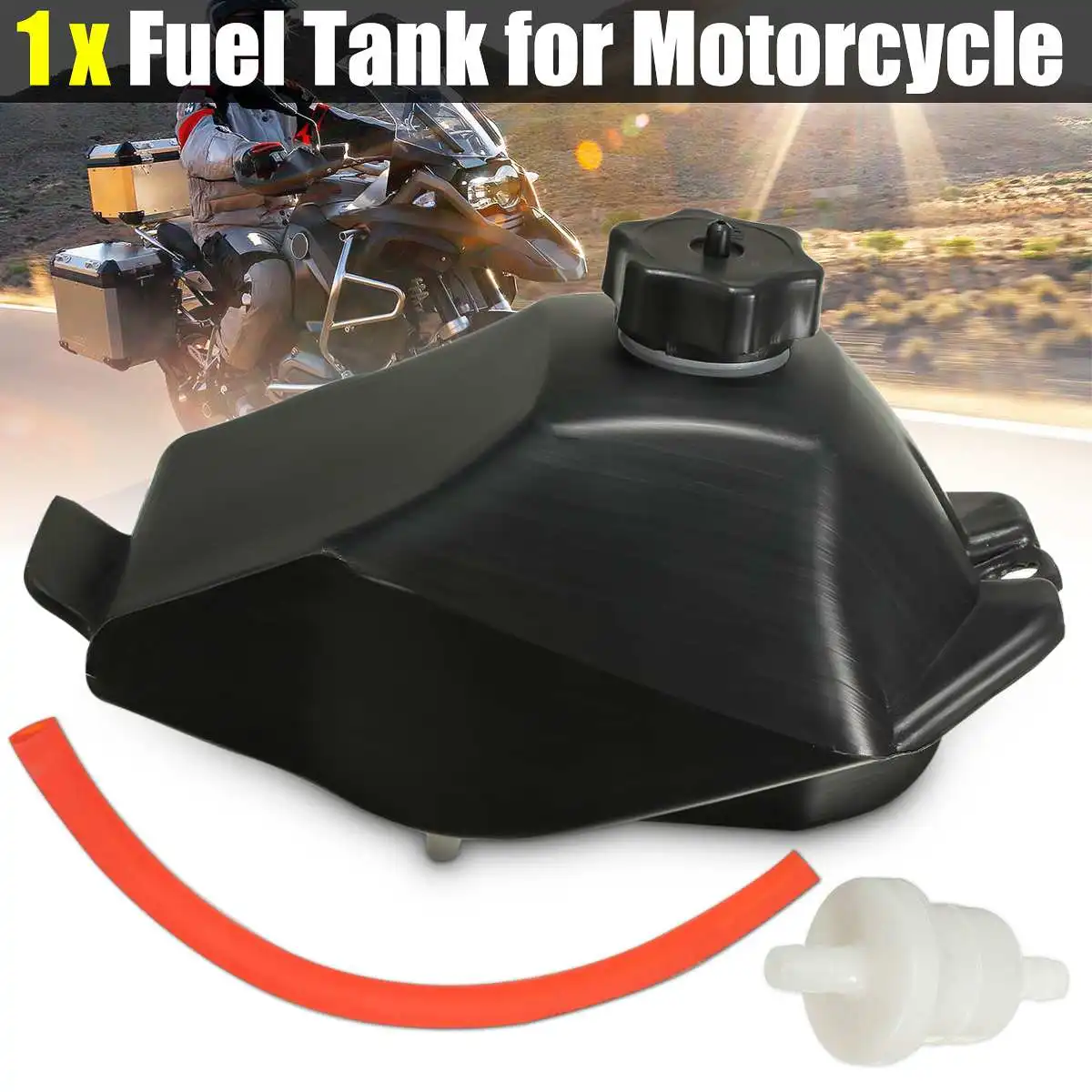 

New fuel tank with lid + hose + filter kit for Mini Moto ATV Quad Bike Kart