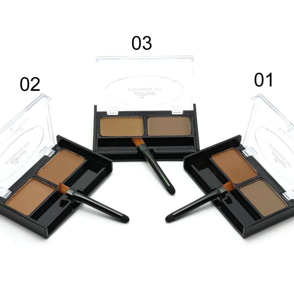 POPFEEL 5 Color Tint Makeup Auto Eyebrow Pencil Natural Eyebrows+ Waterproof Eyebrow Powder Long Lasting Eye Makeup Brow Shades