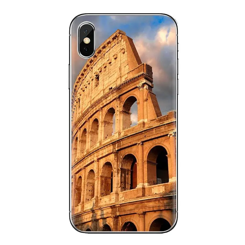 The Famous colosseum Rome Italy Soft Transparent Cases For Samsung Galaxy S3 S4 S5 Mini S6 S7 Edge S8 S9 S10 Plus Note 3 4 5 8 9 |