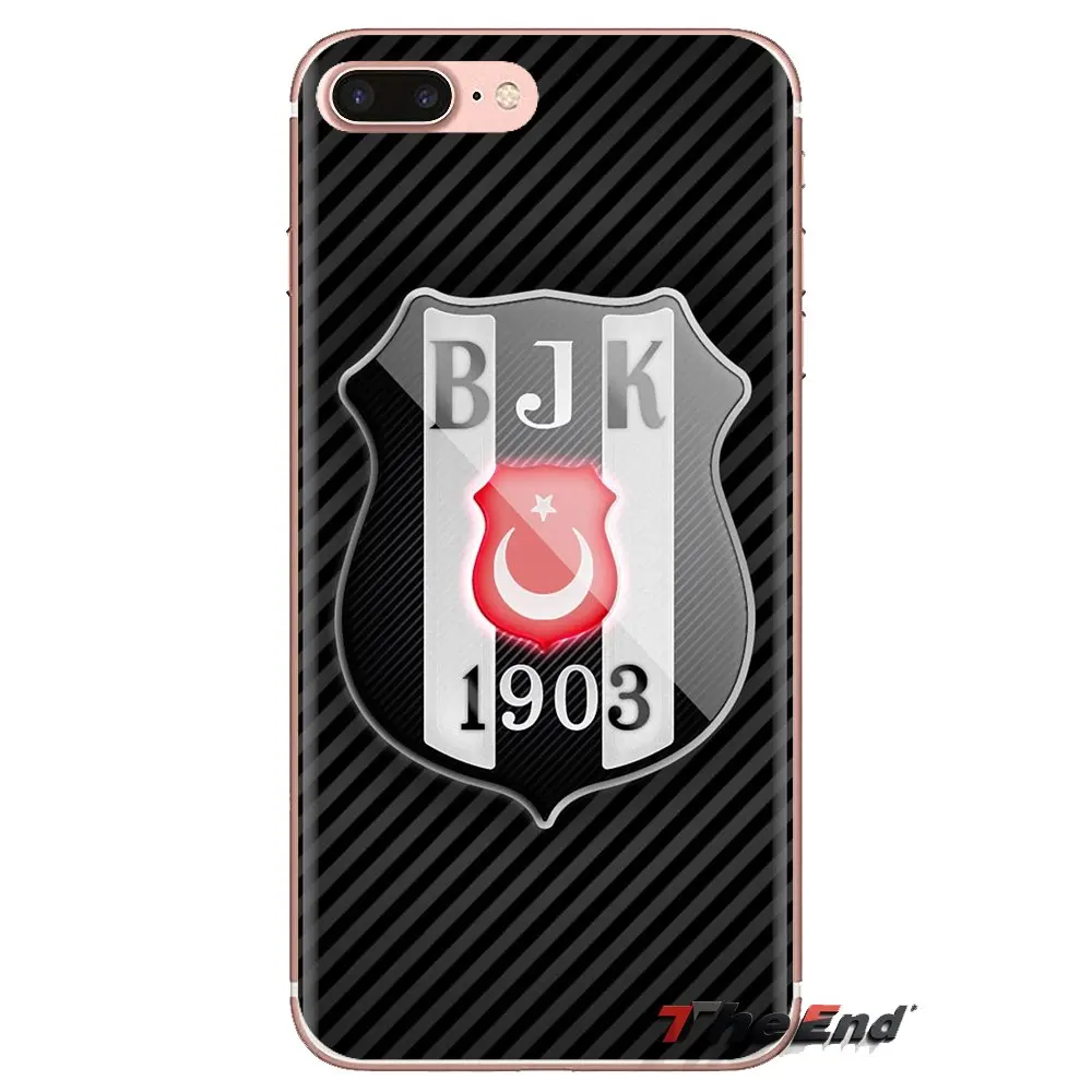 Прозрачные мягкие чехлы для iPhone XS Max XR X 4 4s 5 5S 5C SE 6 6S 7 8 Plus samsung Galaxy J1 J3 J5 J7 A3 A5 bjk besiktas |
