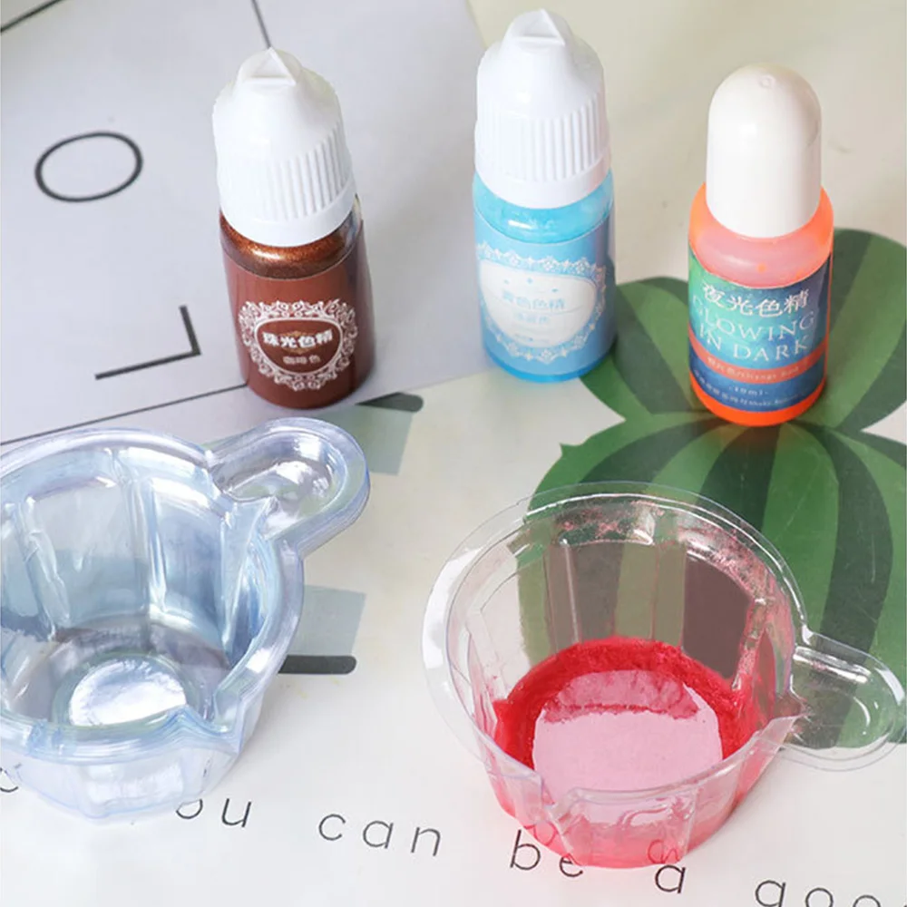 

50Pcs 40ML Plastic Disposable Cups Dispenser For DIY Epoxy Resin Jewelry Making Tool