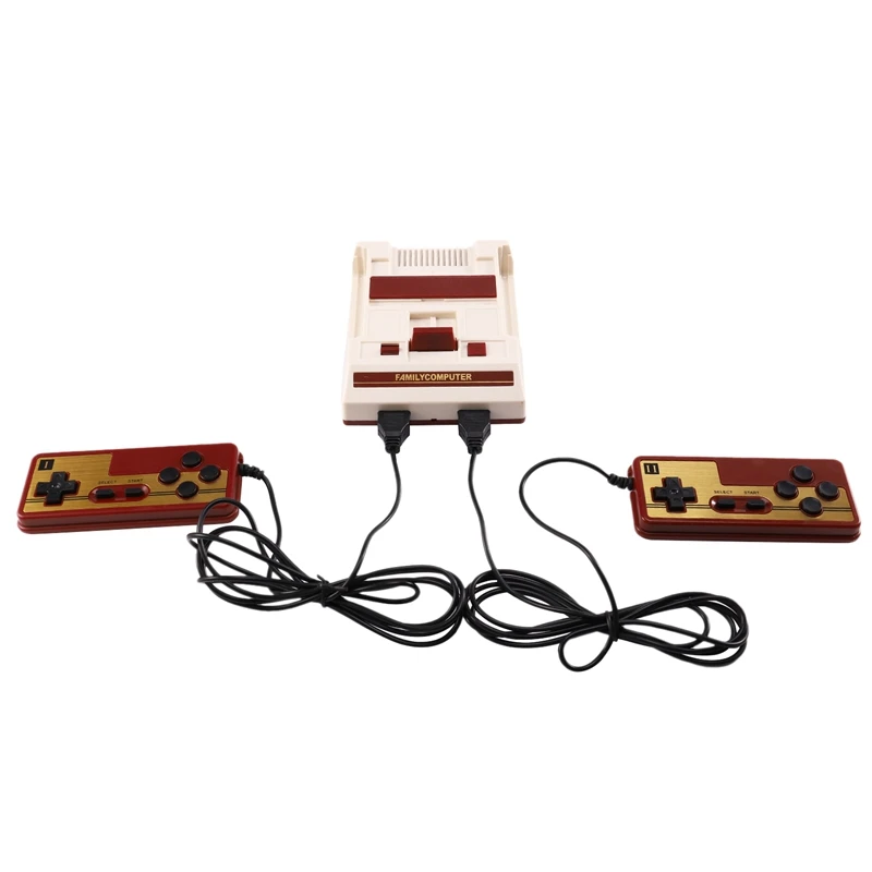 8 Bit TV Game Player Classic Red White Video Consoles Console Yellow Card Plug-In Games UK Plug | Электроника