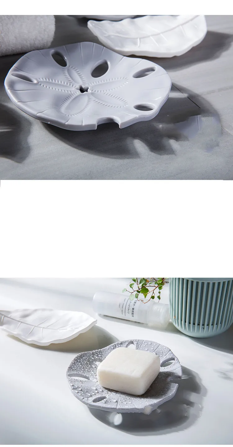 Portable Soap Dishes Creative Soap Box Portable Outdoor Travel Soap Dish Bathroom Soap Holder Case Bathroom Supplies White Grey