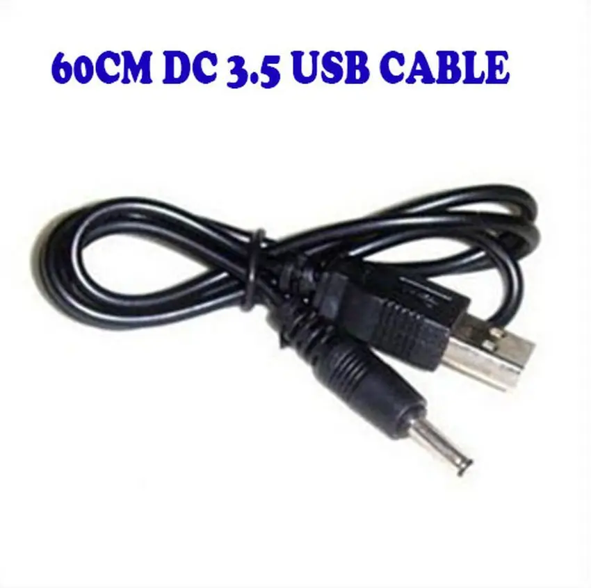 Штекер USB 3 5*1 35 штекер постоянного тока питания кабель 60 см черный для телефона 1000