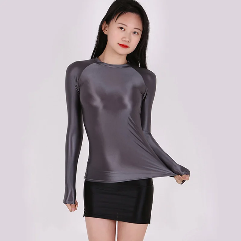 

Drozeno - Oily and Silk Stockings, Transparent Lustrous Backing, Thin Liquid Clothing, Bodybuilding and Aerobic Work Yoga