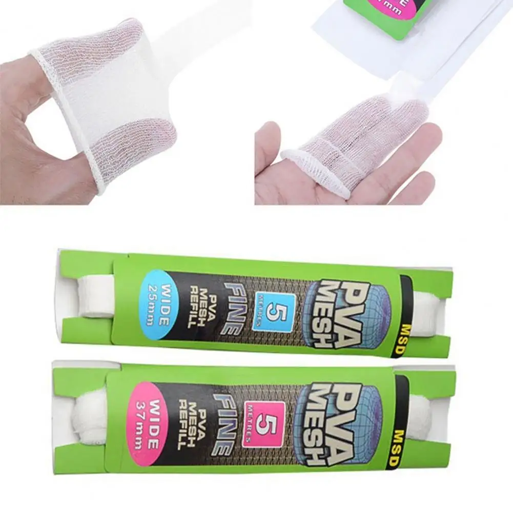 

1PC Water Dissolving PVA Narrow Mesh Tube Net Carp Fishing Feeder Fishing Mesh Durable Water Soluble for Outdoor