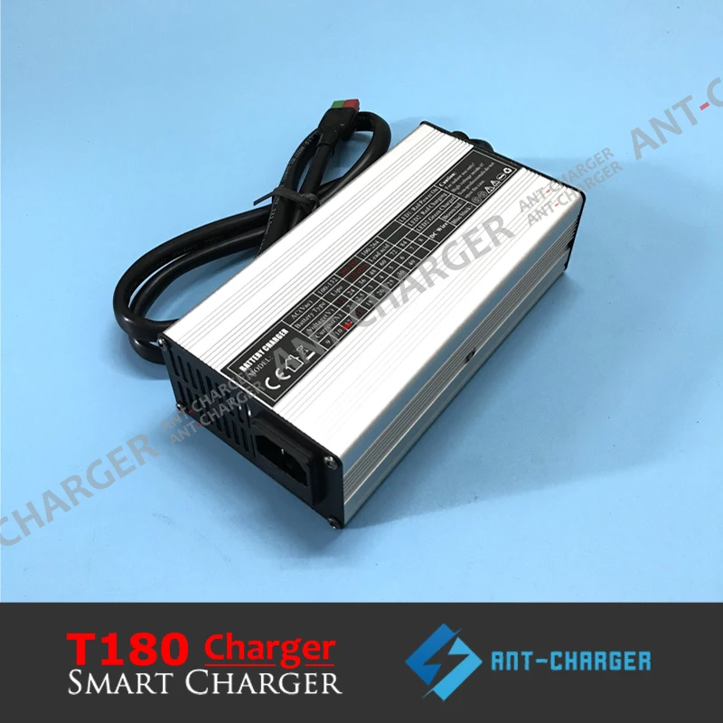 T180 63V 2.5A Electric Bike Scooter E-bike Power Tool Charger for 54V/55.5V/60V 15s Lithium Ion/Lipo/Li-ion Battery 100-240VAC |